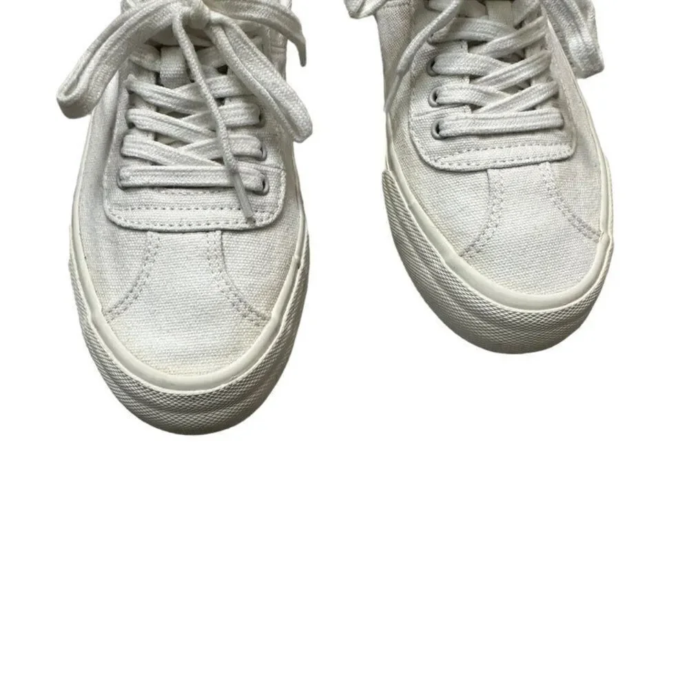 Madewell Sidewalk backless slide In white Sneakers size 6.5